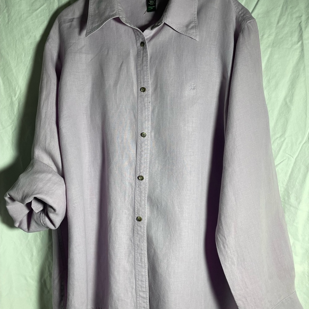 Ralph Lauren Linen w/roll-up sleeves